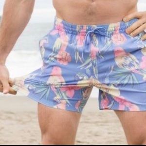 EUC Chubbies Parrot XL
